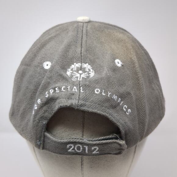 Law Enforcement Torch Run Illinois Strapback Baseball Cap Gray OS BWM Global - Picture 6 of 10